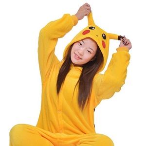 Pikachu Kigurumi Onesie Jumpsuit Pajama